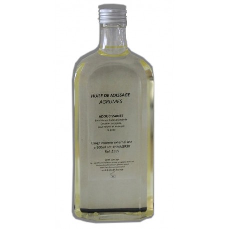 Adoucissante - Agrumes - Huile de massage - 500 ml